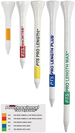 Pride SSPT34135 Professional Tee System 3-1/4" Pack of 135 Golf Tees-White - Image 3