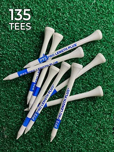 Pride SSPT34135 Professional Tee System 3-1/4" Pack of 135 Golf Tees-White - Image 4