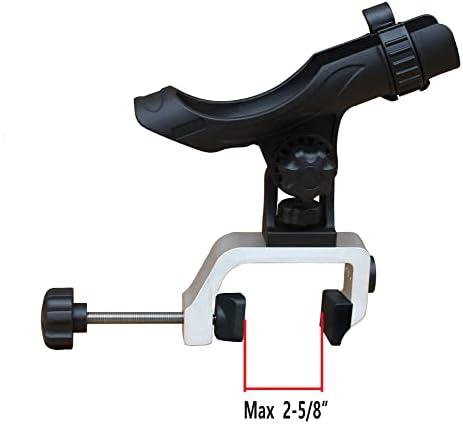 Brocraft Power Lock Fully Adjustable Rod Holder with Aluminum Universal Clamp - Image 5