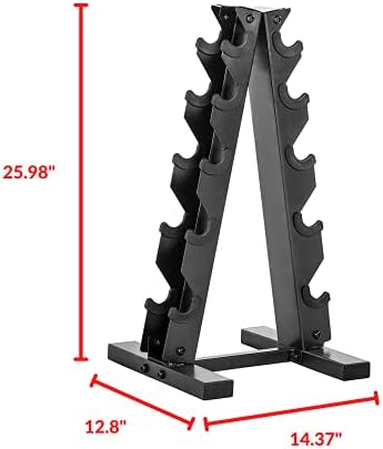 CAP Barbell Black A Frame Dumbbell Rack - Image 3