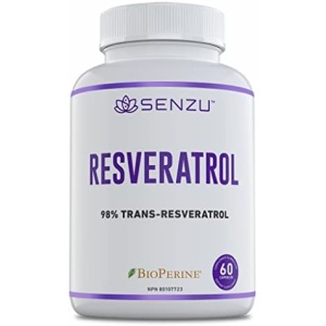 Ultra High Purity Resveratrol Capsules - 98% Trans-Resveratrol - Highly Purified