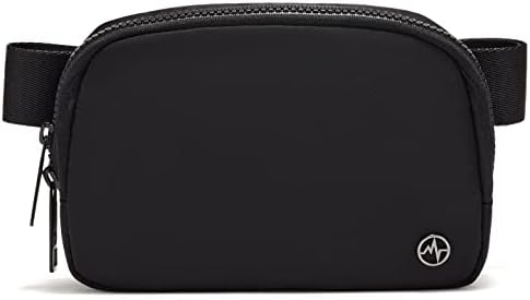 Pander Double Zipper Fanny Pack Nylon Everywhere Belt Bag, Fashion Waist Packs