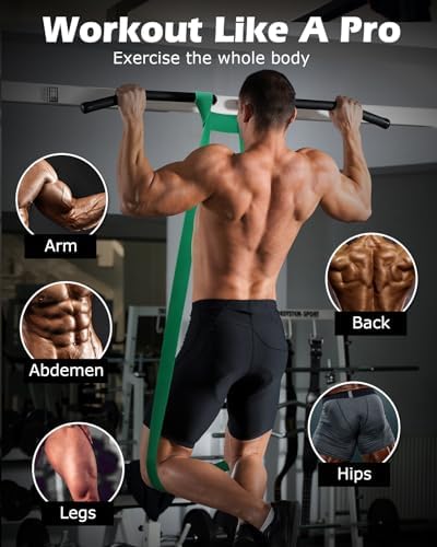 Zacro Resistance Bands Set - 6 Levels Pull Up Bands Set for Men and Women - Image 3