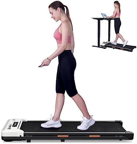 AIRHOT Walking Pad, 2 in 1 Under Desk Treadmill of Compact Space, 2.5HP Quiet