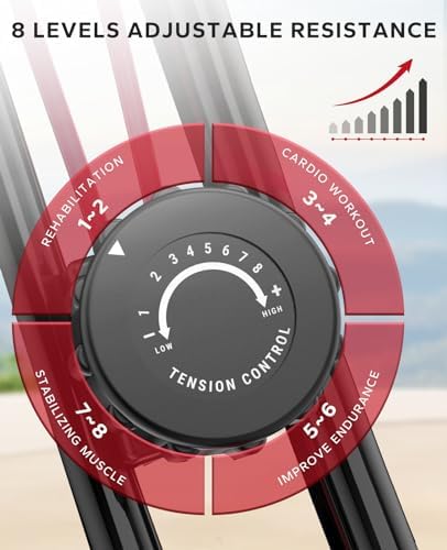 HAPBEAR Folding Exercise Bike, 3 in 1 Mode Magnetic Foldable Stationary Bike - Image 3