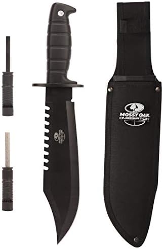 MOSSY OAK Rambo Survival Hunting Knife, 15-Inch Fixed Blade Bowie Knife - Image 8