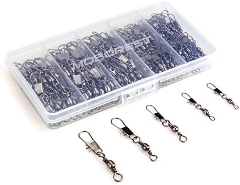 200PCS Barrel Snap Swivel Fishing Accessories, Premium Fishing Gear Equipment - Image 8