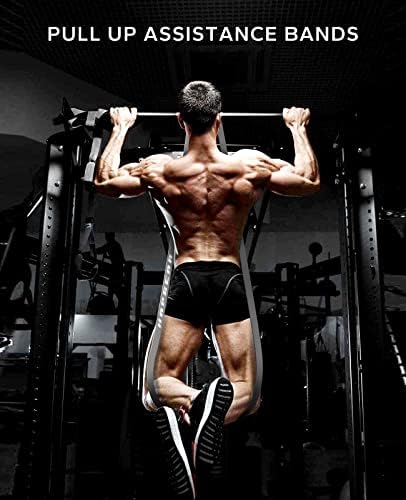 HAPBEAR Pull Up Assistance Bands, Resistance Band Set of 5, Long Power Workout - Image 5