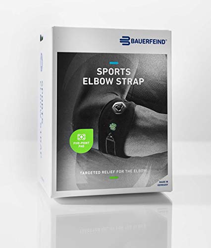 Bauerfeind Adjustable Sports Elbow Strap - Single, Black, One Size - Forearm Pain Relief - Image 6