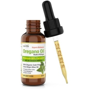 Herba Organic Oregano Oil Drops - 30ml (1 fl oz) | Certified Organic Wild Oil