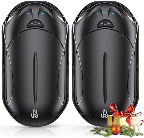 OUTJUT 2-Pack Hand Warmer Rechargeable, 6000mAh Portable Pocket Warmer