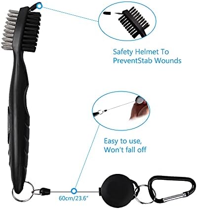 Susimond Tri-fold Golf Towels, Microfiber Waffle Pattern Golf Cleaning Towel - Image 4