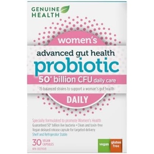 Genuine Health Probiotic for Women, 30 count, 50 Billion CFU, Natural daily