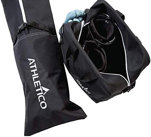 Athletico Two-Piece Ski and Boot Bag Combo | Store & Transport Skis Up to 200 cm - Image 4