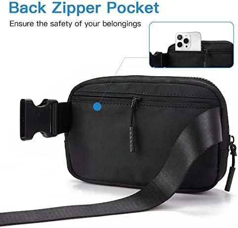 Telena Fanny Packs for Women Men Small Belt Bag Fashionable Crossbody Fanny Pack - Image 6