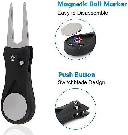 Susimond Tri-fold Golf Towels, Microfiber Waffle Pattern Golf Cleaning Towel - Image 5