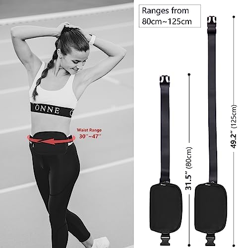 Belt Bag for Women Men Fanny Pack Dupes, Ginsco Crossbody Bag for Women - Image 4