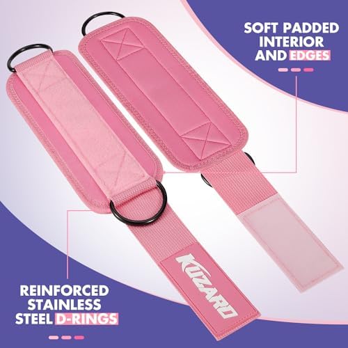 Ankle Resistance Bands with Cuffs, Ankle Bands for Working Out, Ankle Resistance - Image 8