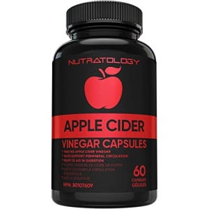 Keto Friendly Apple Cider Vinegar Capsules - 1000MG Apple Cider Vinegar