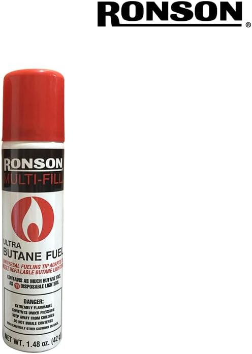 Ronson Multi-Fill Ultra Butane Fuel 1.48 oz 42 g Lot of 4 - Image 2