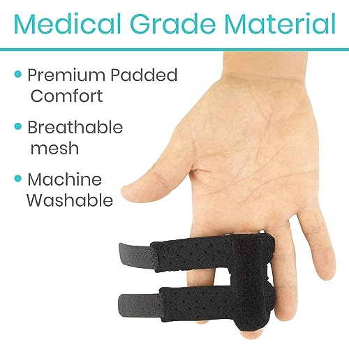 Vive Finger Splint (2 Pack) - Universal Finger Straightener - Broken and Trigger - Image 7