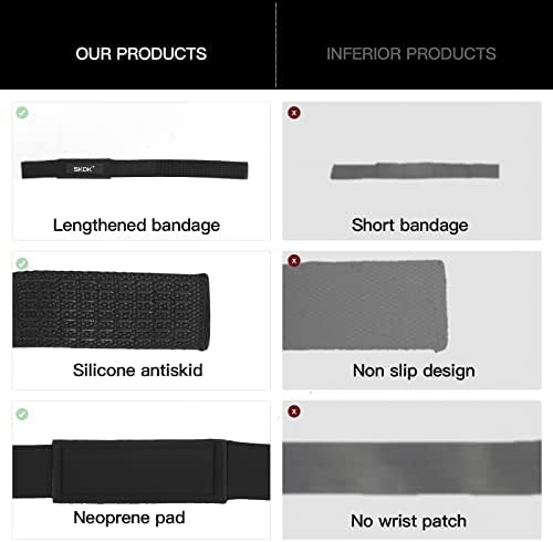 Lifting Straps Deadlift Gym Wrist Straps Weightlifting with Neoprene Cushioned - Image 9