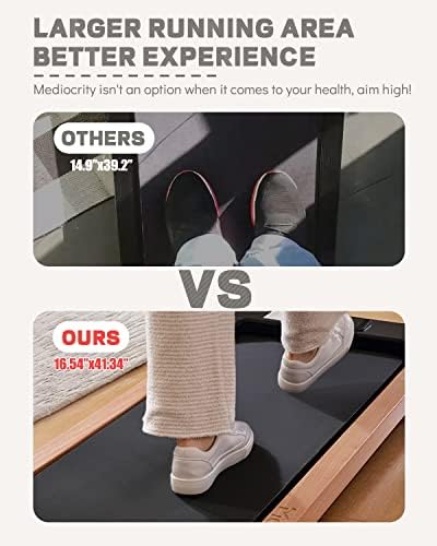 Maksone Under Desk Treadmill, Expert of Wooden Walking Pad, Walking Jogging - Image 2