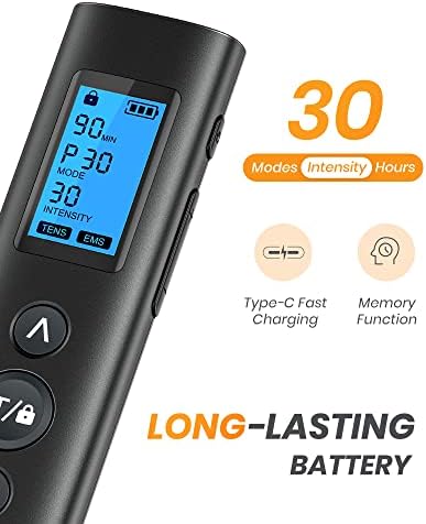 30 Modes TENS EMS Unit Compact Muscle Stimulator for Pain Relief - Image 4