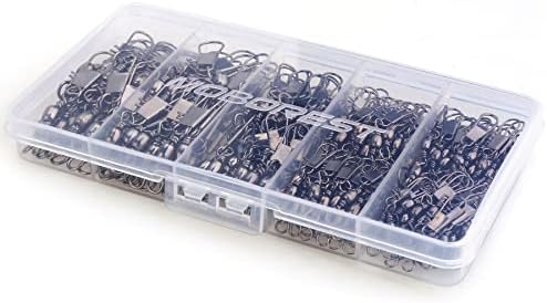 200PCS Barrel Snap Swivel Fishing Accessories, Premium Fishing Gear Equipment - Image 9