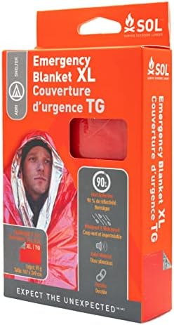 S.O.L. Survive Outdoors Longer 90 Percent Heat Reflective Survival Blanket - Image 11
