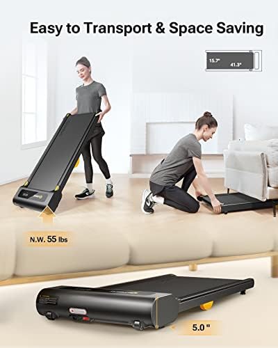 UREVO Under Desk Treadmill, Portable Walking Pad for Home/Office, Space Saving - Image 4
