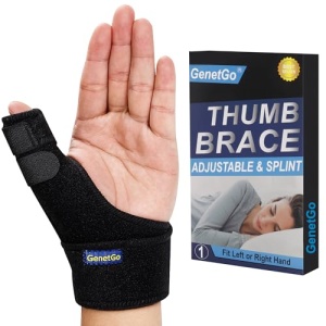 Trigger Thumb Splint - Thumb Spica Support Brace Stabilizer for Pain, Sprains