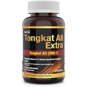 Herba Tongkat Ali Supplement for Men - 200:1 Extract – 10,000mg