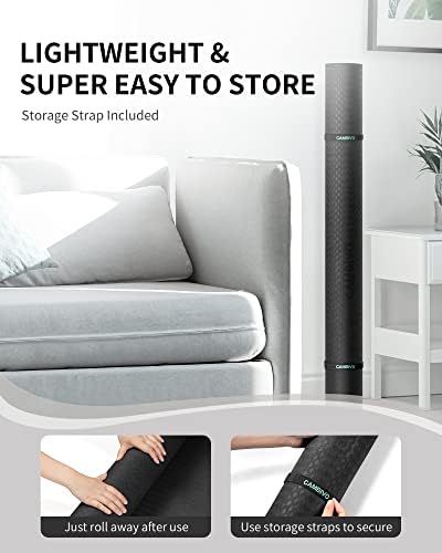 CAMBIVO Large Yoga Mat 183cm x 122cm Wide Exercise Mat & Large Workout Mat - Image 6