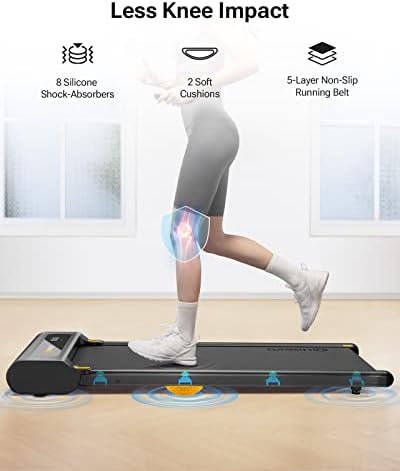 UREVO Under Desk Treadmill, Portable Walking Pad for Home/Office, Space Saving - Image 2