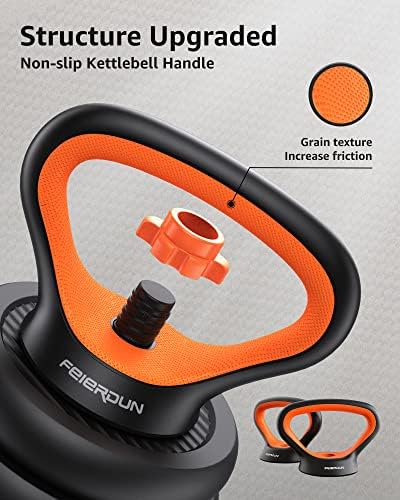 FEIERDUN Adjustable Dumbbells, 30/40/50/70/90lbs Free Weight Set with Connector - Image 4