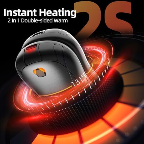 2Pack Hand Warmers Rechargeable 5200mAh 2023 Upgraded, FANDLISS Electric - Image 3