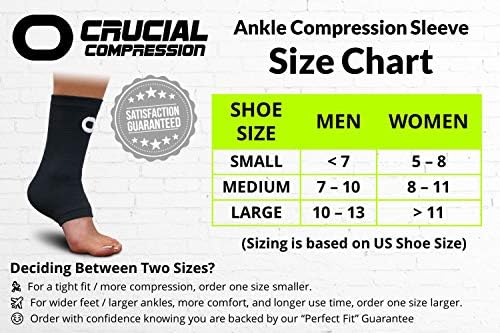 Ankle Brace Compression Support Sleeve (1 Pair) - BEST Ankle Compression Socks - Image 2