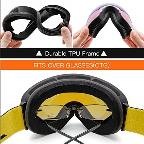 Juli OTG Ski Goggles- Over Glasses Winter Snow/Snowboard Goggles - Image 6