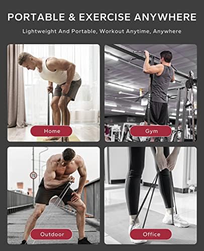HAPBEAR Pull Up Assistance Bands, Resistance Band Set of 5, Long Power Workout - Image 7