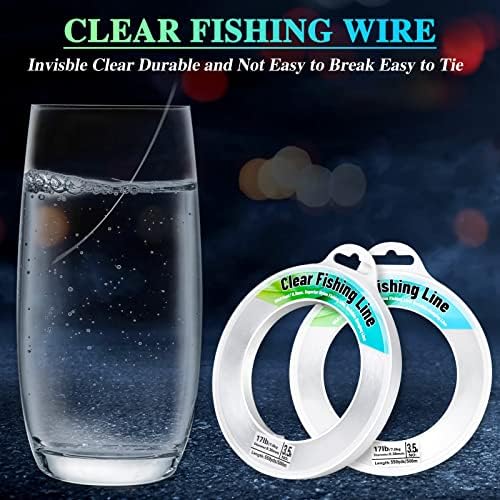 Fishing Wire, Mckanti Fishing line Clear Nylon String 1640 FT Invisible Hanging Beading - Image 7