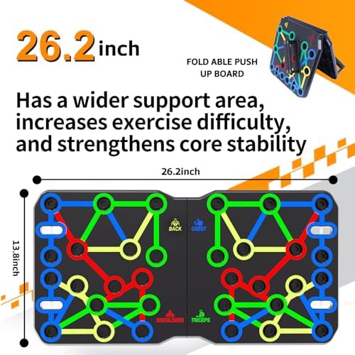 AERLANG Push Up Board-Large PushUps Portable Multi-Function Foldable Push Up - Image 5