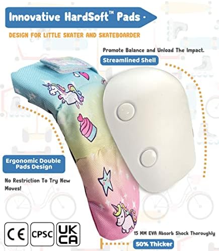 Simply Kids Knee and Elbow Pads with Wrist Guards - Image 3