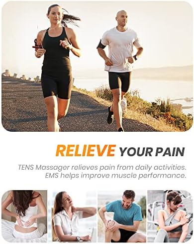 30 Modes TENS EMS Unit Compact Muscle Stimulator for Pain Relief - Image 2