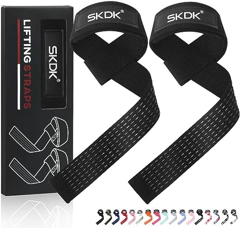 Lifting Straps Deadlift Gym Wrist Straps Weightlifting with Neoprene Cushioned