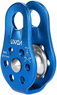 Lixada 20KN Fixed Single Pulley Rock Climbing Rescue Mountaineering Aloft Work Caving - Image 9