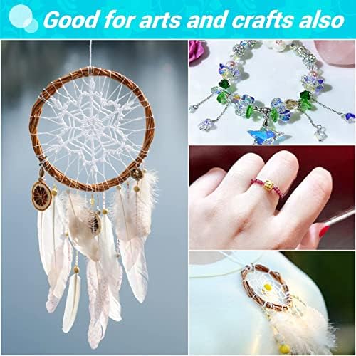 Fishing Wire, Mckanti Fishing line Clear Nylon String 1640 FT Invisible Hanging Beading - Image 3