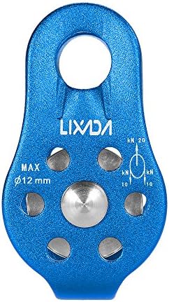 Lixada 20KN Fixed Single Pulley Rock Climbing Rescue Mountaineering Aloft Work Caving - Image 8