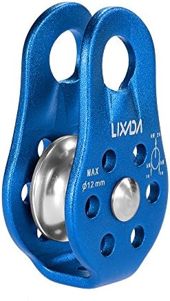 Lixada 20KN Fixed Single Pulley Rock Climbing Rescue Mountaineering Aloft Work Caving - Image 5