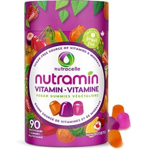 NUTRACELLE NUTRAMIN Daily Vegan Keto Multivitamin Gummies Vitamin C, D2